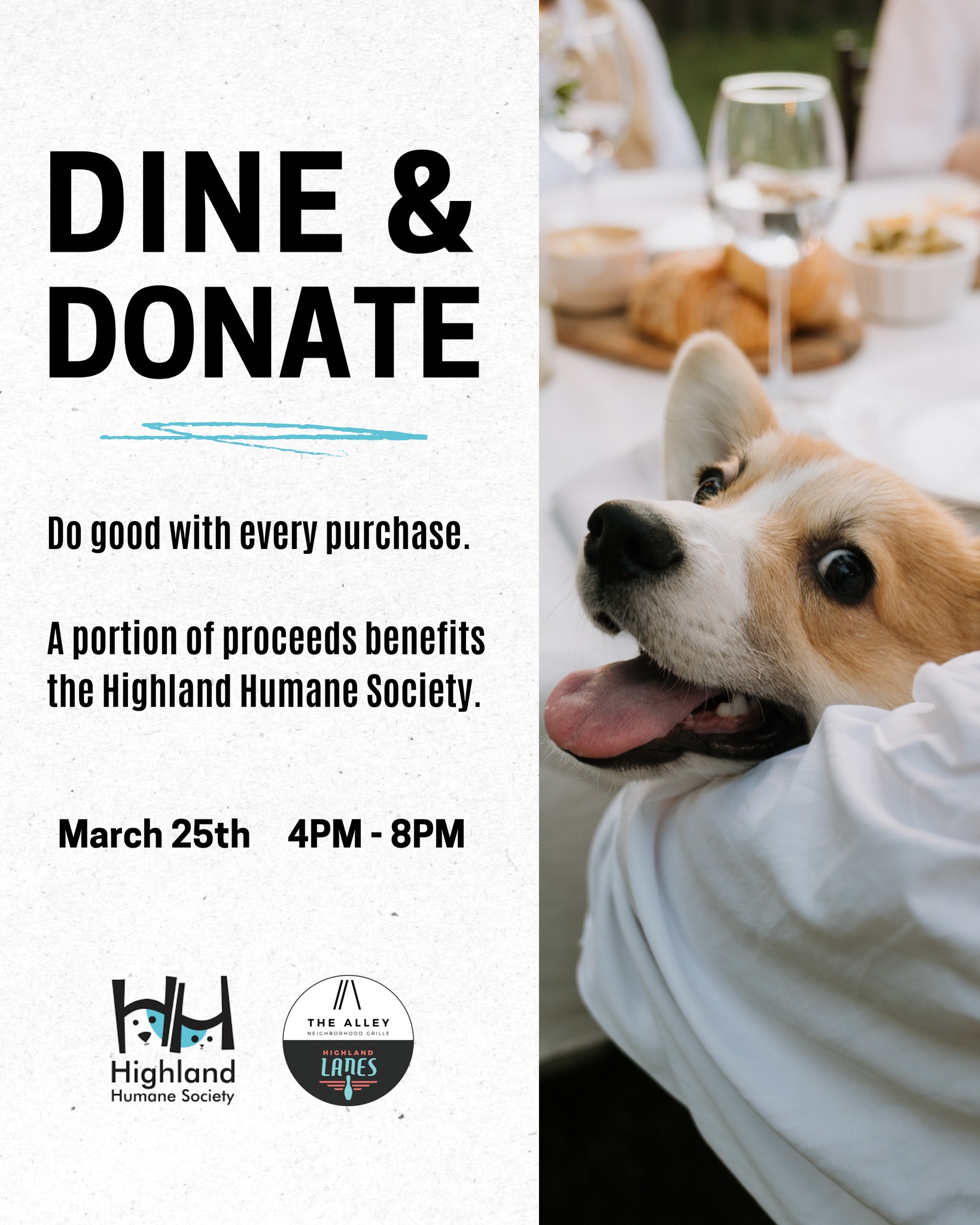 dine and donate
