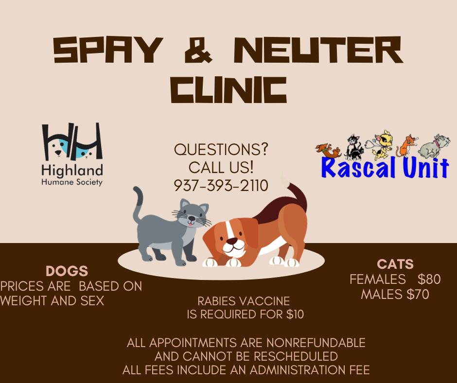 Spay and neuter ad
